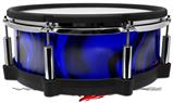 Skin Wrap works with Roland vDrum Shell PD-140DS Drum Liquid Metal Chrome Royal Blue Wide (DRUM NOT INCLUDED)