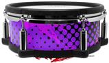 Skin Wrap works with Roland vDrum Shell PD-108 Drum Halftone Splatter Hot Pink Purple (DRUM NOT INCLUDED)