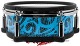 Skin Wrap works with Roland vDrum Shell PD-108 Drum Folder Doodles Blue Medium (DRUM NOT INCLUDED)