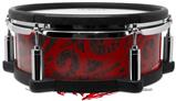 Skin Wrap works with Roland vDrum Shell PD-108 Drum Folder Doodles Red Dark (DRUM NOT INCLUDED)