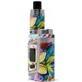 Skin Decal Wrap for Smok AL85 Alien Baby Floral Splash VAPE NOT INCLUDED