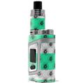 Skin Decal Wrap for Smok AL85 Alien Baby Kearas Daisies Stripe SeaFoam VAPE NOT INCLUDED