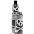 Skin Decal Wrap for Smok AL85 Alien Baby Pink Bow Skull VAPE NOT INCLUDED