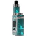 Skin Decal Wrap for Smok AL85 Alien Baby Bokeh Music Neon Teal VAPE NOT INCLUDED