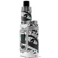 Skin Decal Wrap for Smok AL85 Alien Baby Baja 0018 Neon Teal VAPE NOT INCLUDED