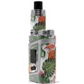 Skin Decal Wrap for Smok AL85 Alien Baby Famingos and Flowers White VAPE NOT INCLUDED