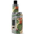 Skin Decal Wrap for Smok AL85 Alien Baby Famingos and Flowers Yellow Sunshine VAPE NOT INCLUDED