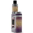 Skin Decal Wrap for Smok AL85 Alien Baby Exotic Wood Beeswing Eucalyptus Burst Plum Purple VAPE NOT INCLUDED