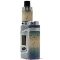 Skin Decal Wrap for Smok AL85 Alien Baby Exotic Wood Birdseye Maple Burst Deep Blue VAPE NOT INCLUDED