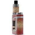 Skin Decal Wrap for Smok AL85 Alien Baby Exotic Wood Birdseye Maple Burst Fire Red VAPE NOT INCLUDED