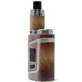 Skin Decal Wrap for Smok AL85 Alien Baby Exotic Wood White Oak Burl Burst Red Cherry VAPE NOT INCLUDED