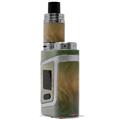 Skin Decal Wrap for Smok AL85 Alien Baby Exotic Wood White Oak Burl Burst Tropical Green VAPE NOT INCLUDED