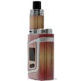 Skin Decal Wrap for Smok AL85 Alien Baby Exotic Wood Zebra Wood Vertical Burst Fire Red VAPE NOT INCLUDED