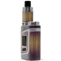 Skin Decal Wrap for Smok AL85 Alien Baby Exotic Wood Zebra Wood Vertical Burst Plum Purple VAPE NOT INCLUDED