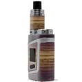 Skin Decal Wrap for Smok AL85 Alien Baby Exotic Wood Zebra Wood Burst Plum Purple VAPE NOT INCLUDED