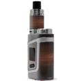 Skin Decal Wrap for Smok AL85 Alien Baby Exotic Wood Rosewood Burst Black VAPE NOT INCLUDED