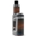 Skin Decal Wrap for Smok AL85 Alien Baby Exotic Wood Rosewood Burst Deep Blue VAPE NOT INCLUDED