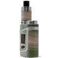 Skin Decal Wrap for Smok AL85 Alien Baby Exotic Wood White Oak Burst Tropical Green VAPE NOT INCLUDED