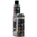 Skin Decal Wrap for Smok AL85 Alien Baby Kearas Hearts Black VAPE NOT INCLUDED