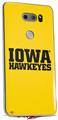 Skin Decal Wrap for LG V30 Iowa Hawkeyes 01 Black on Gold