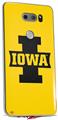 Skin Decal Wrap for LG V30 Iowa Hawkeyes 04 Black on Gold