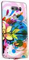 Skin Decal Wrap for LG V30 Floral Splash