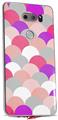 Skin Decal Wrap for LG V30 Brushed Circles Pink