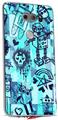 Skin Decal Wrap for LG V30 Scene Kid Sketches Blue