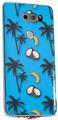 Skin Decal Wrap for LG V30 Coconuts Palm Trees and Bananas Blue Medium