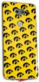 Skin Decal Wrap for LG V30 Iowa Hawkeyes Tigerhawk Tiled 06 Black on Gold