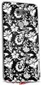 Skin Decal Wrap for LG V30 Black and White Flower