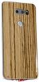 Skin Decal Wrap for LG V30 Exotic Wood Zebra Wood Vertical