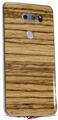 Skin Decal Wrap for LG V30 Exotic Wood Zebra Wood