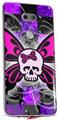 Skin Decal Wrap for LG V30 Butterfly Skull