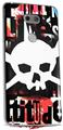 Skin Decal Wrap for LG V30 Punk Rock Skull