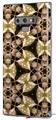 Decal style Skin Wrap compatible with Samsung Galaxy Note 9 Leave Pattern 1 Brown