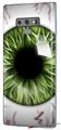 Decal style Skin Wrap compatible with Samsung Galaxy Note 9 Eyeball Green