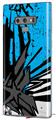 Decal style Skin Wrap compatible with Samsung Galaxy Note 9 Baja 0040 Blue Medium