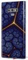 Decal style Skin Wrap compatible with Samsung Galaxy Note 9 Linear Cosmos Blue