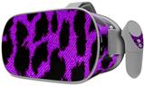 Decal style Skin Wrap compatible with Oculus Go Headset - Purple Leopard (OCULUS NOT INCLUDED)