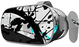 Decal style Skin Wrap compatible with Oculus Go Headset - Baja 0018 Neon Teal (OCULUS NOT INCLUDED)