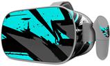 Decal style Skin Wrap compatible with Oculus Go Headset - Baja 0040 Neon Teal (OCULUS NOT INCLUDED)