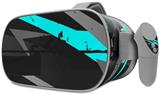 Decal style Skin Wrap compatible with Oculus Go Headset - Baja 0014 Neon Teal (OCULUS NOT INCLUDED)