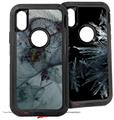 2x Decal style Skin Wrap Set compatible with Otterbox Defender iPhone X and Xs Case - Swarming (CASE NOT INCLUDED)