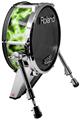 Skin Wrap works with Roland vDrum Shell KD-140 Kick Bass Drum Electrify Green (DRUM NOT INCLUDED)