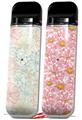 Skin Decal Wrap 2 Pack for Smok Novo v1 Flowers Pattern 02 VAPE NOT INCLUDED