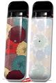 Skin Decal Wrap 2 Pack for Smok Novo v1 Flowers Pattern 04 VAPE NOT INCLUDED