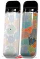 Skin Decal Wrap 2 Pack for Smok Novo v1 Flowers Pattern 10 VAPE NOT INCLUDED