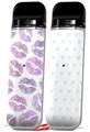 Skin Decal Wrap 2 Pack for Smok Novo v1 Purple Lips VAPE NOT INCLUDED