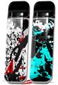 Skin Decal Wrap 2 Pack for Smok Novo v1 Baja 0018 Red VAPE NOT INCLUDED